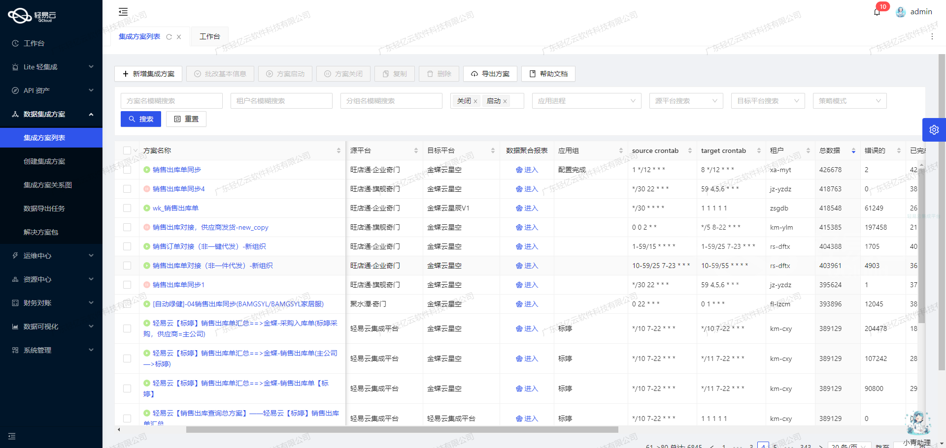 金蝶与外部系统打通接口