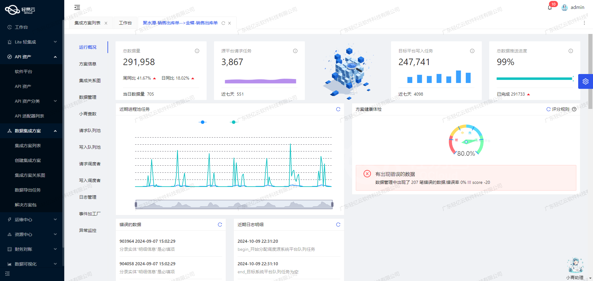 金蝶云星空API接口配置